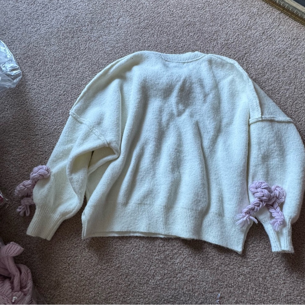 Sofia the label bow rope sweater - Picture 5 of 5